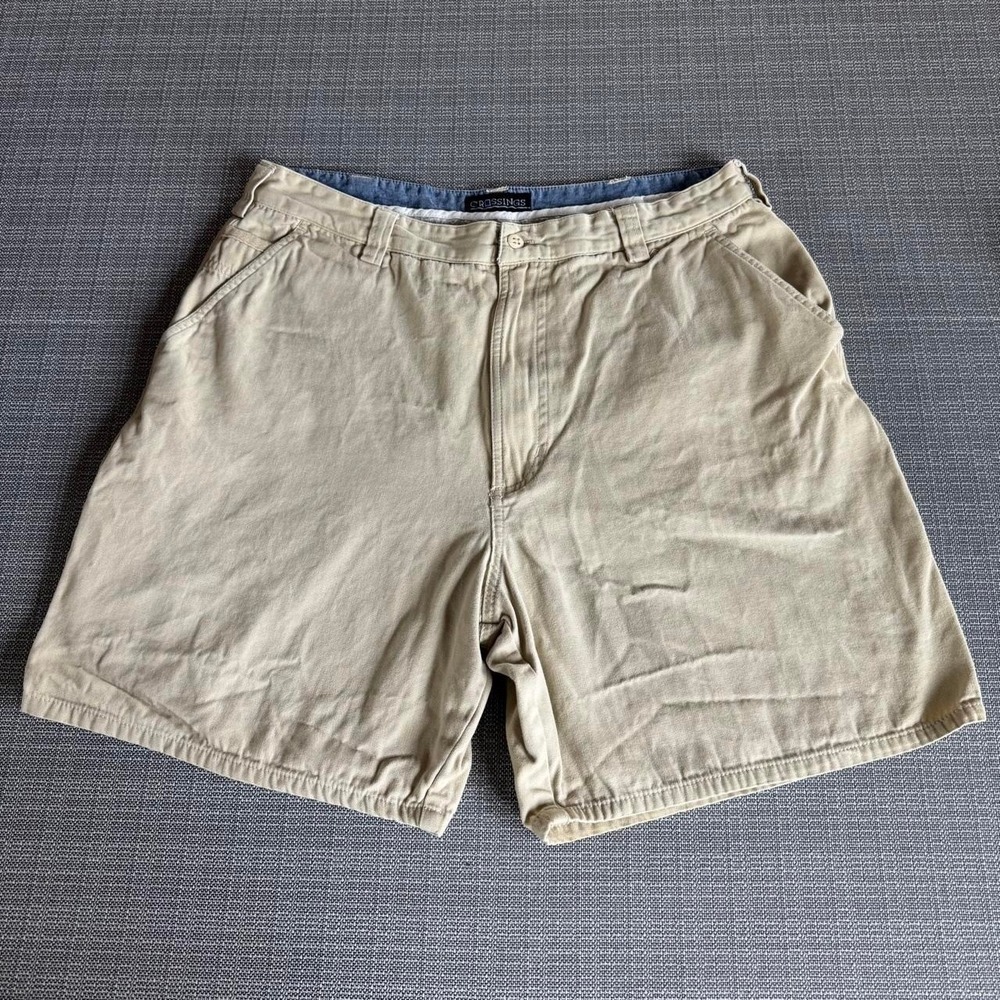 Crossings vintage Tan 100% cotton carpenter shorts